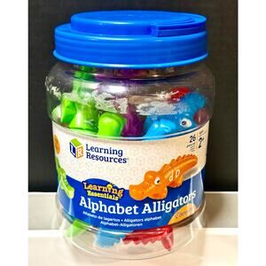 Learning Resources Snap-n-Learn Alphabet Alligators colors shapes matching